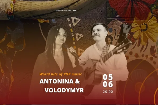 Antonia & Volodymyr. World hits of pop music