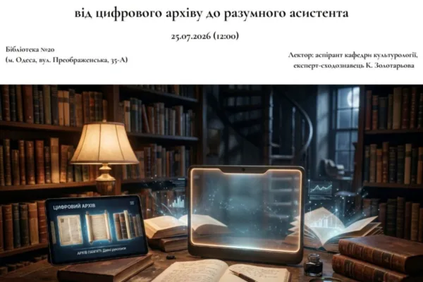 Штучний інтелект у щоденному житті читача: від цифрового архіву до розумного асистента